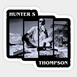 Hunter S Tompson Retro Sticker